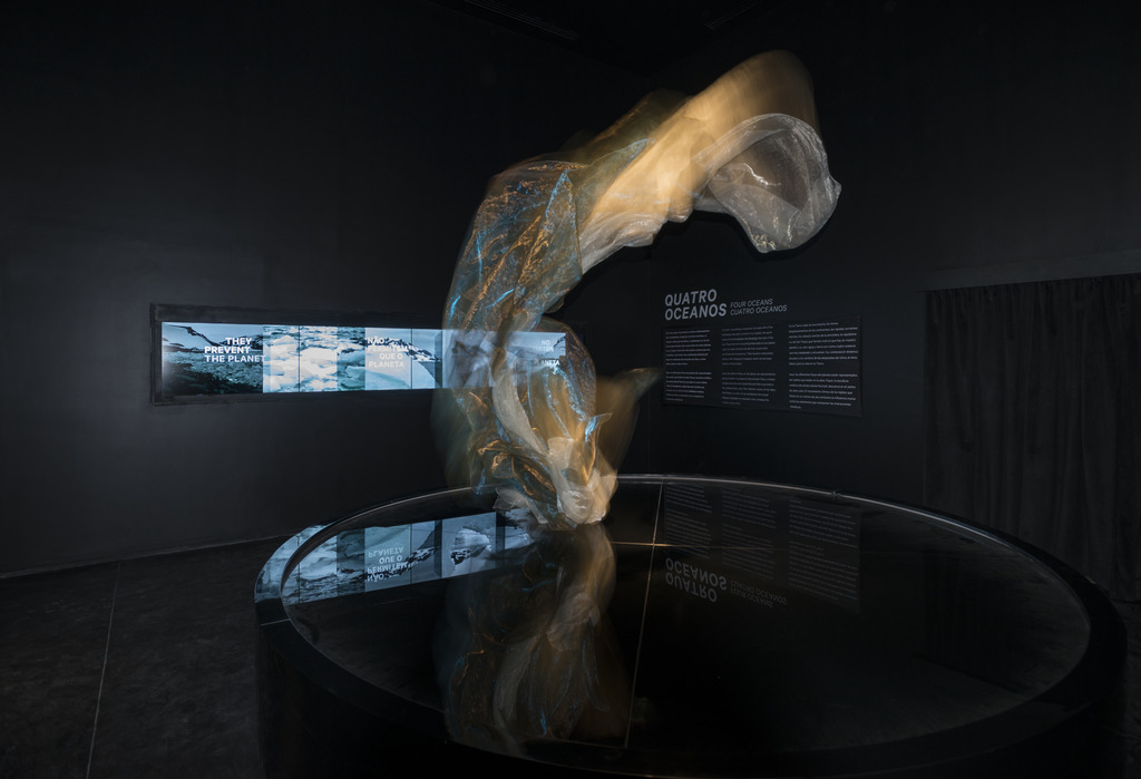 Escultura cinética 4 Oceanos Vortex Generator