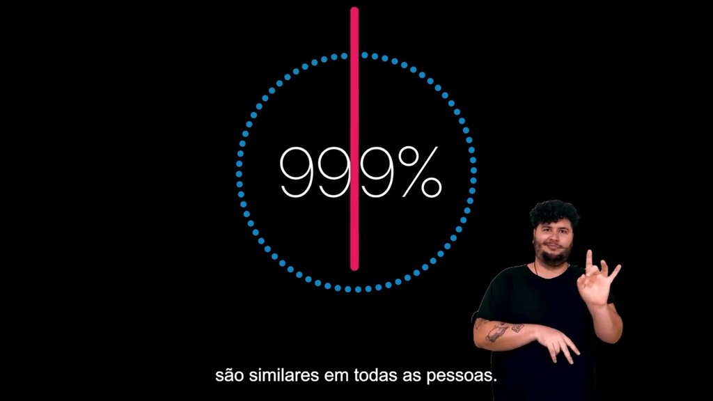 Cubo da Vida: interativo DNA (acessibilidade)