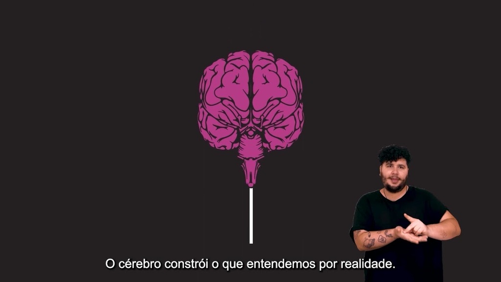 Cubo do Pensamento: vídeo Cérebro (acessibilidade)