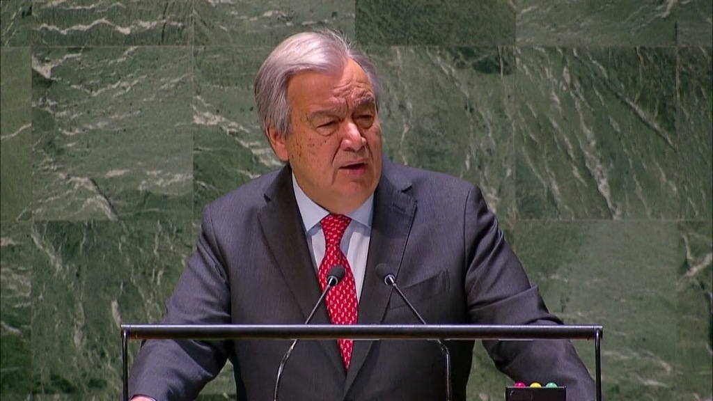 Antropoceno - Colapso Social: vídeo Alerta do chefe da ONU